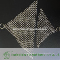 alibaba China Cast Iron Cleaner Stainless Steel Chainmail/stainless steel chainmail /chainmail scrubber